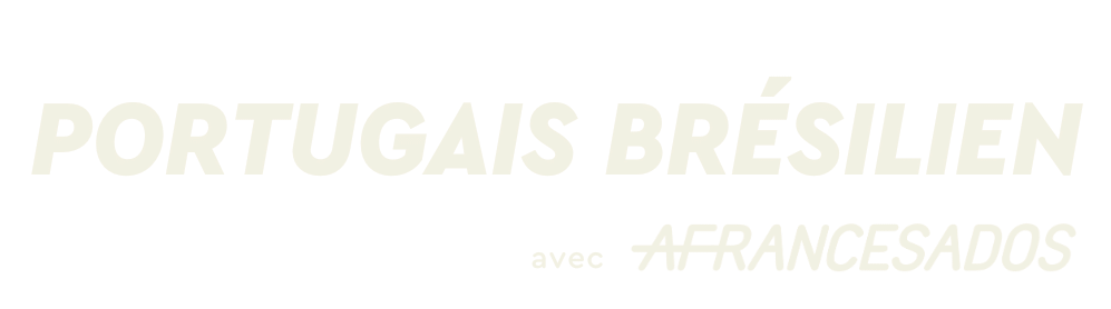 logo Portugais brésilien avec AFR - beige