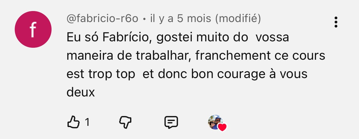 témoigange Youtube portugais brésilien 4