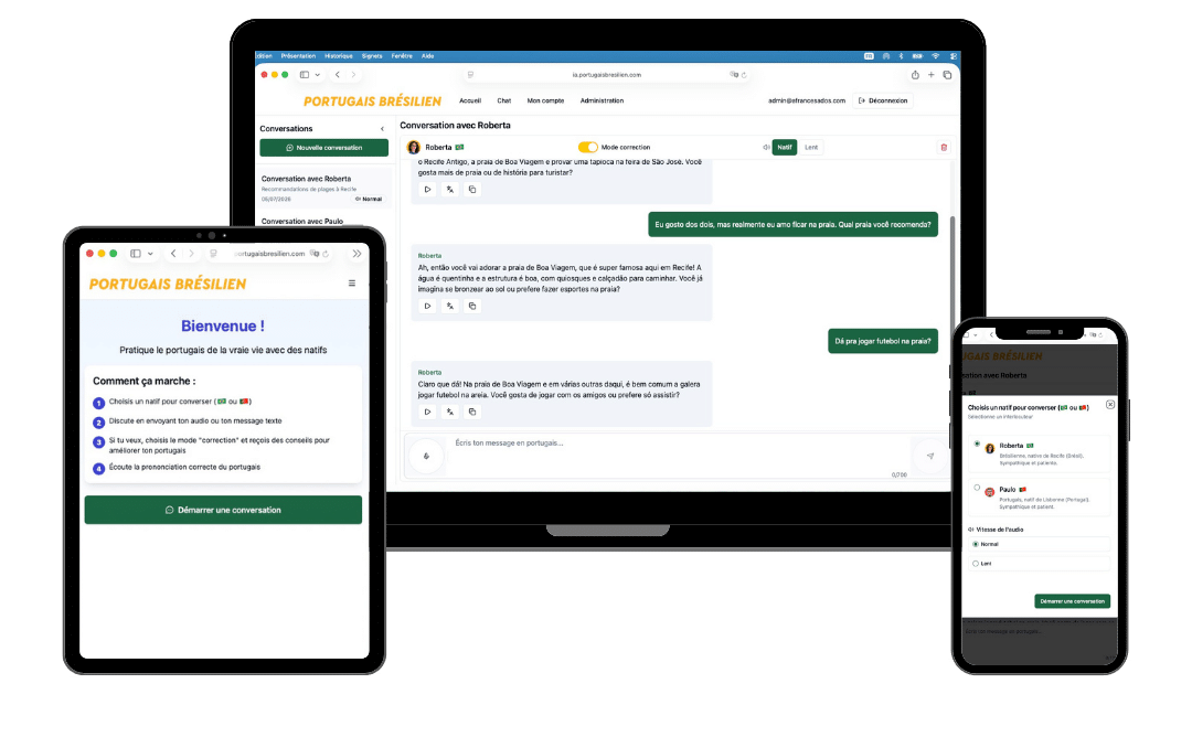 Mockup pour PDV conversa IA portugais bréslienpng